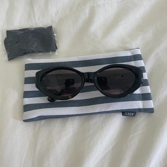 J.crew Beveled oval sunglasses in Dark Tort - Picture 1 of 3